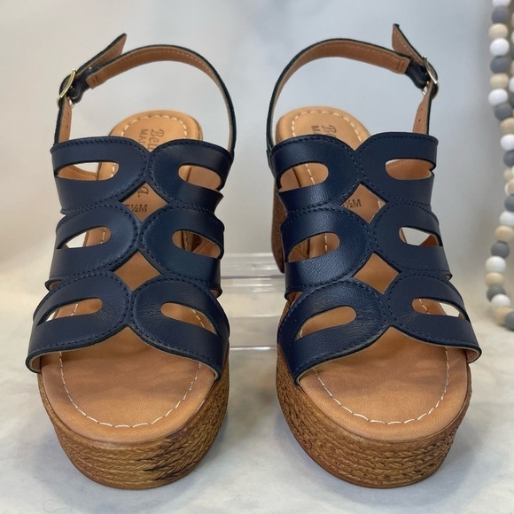 Bella Vita Women's Pri-Italy Heeled Sandal Color:Navy 5.5M - Picture 4 of 12